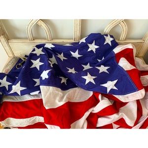 Absolutely beautiful, LARGE vintage American flag